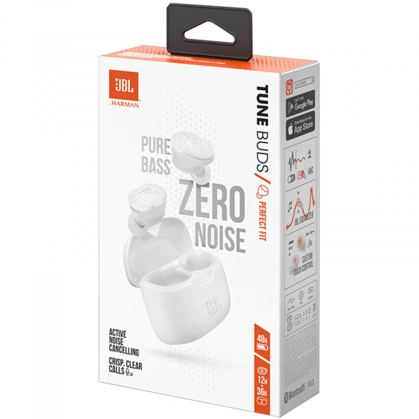 JBL Tune Buds, White JBLTBUDSWHT