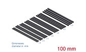 Delock Schrumpfschlauch Sortiment 100 mm 28 Stück schwarz
