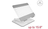 Delock Tablet und Notebook Standhalterung verstellbar Aluminium - 360° drehbar