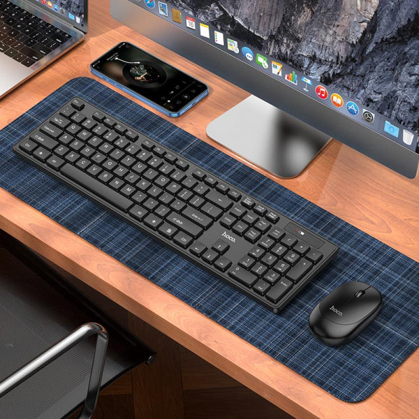 Hoco Wireless Keyboard And Mouse Combo GM17, Black