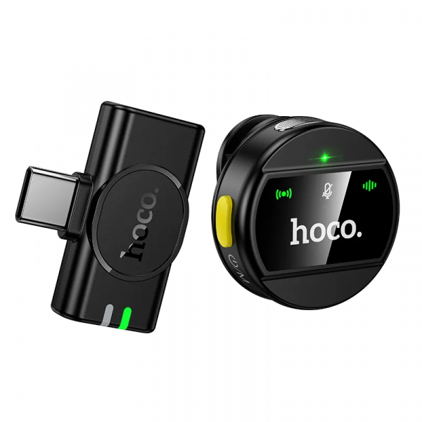 Hoco Wireless Microphone L21, USB-C, Black