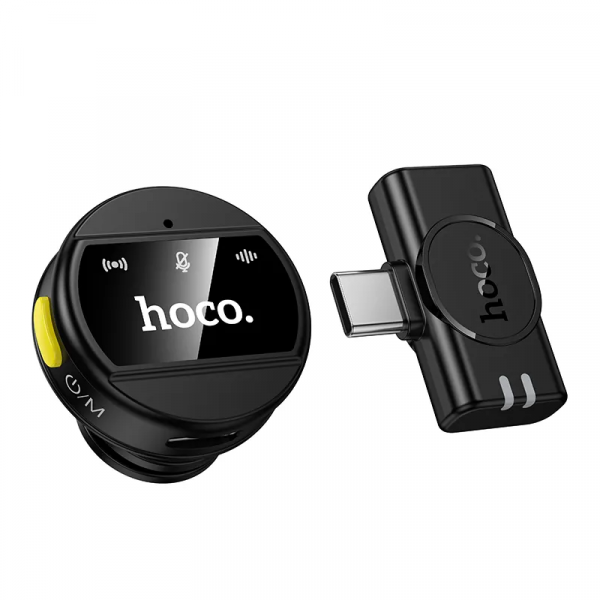 Hoco Wireless Microphone L21, USB-C, Black