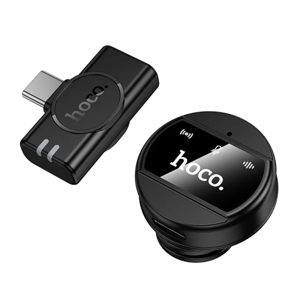 Hoco Wireless Microphone L21, USB-C, Black