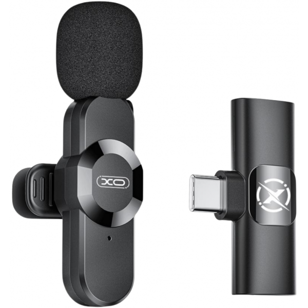 XO Design Wireless Microphone MC13, USB-C / Lightning, Black