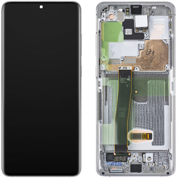 Samsung LCD Display Module for Samsung Galaxy S20 Ultra 5G G988 / S20 Ultra G988, w/o Camera, White