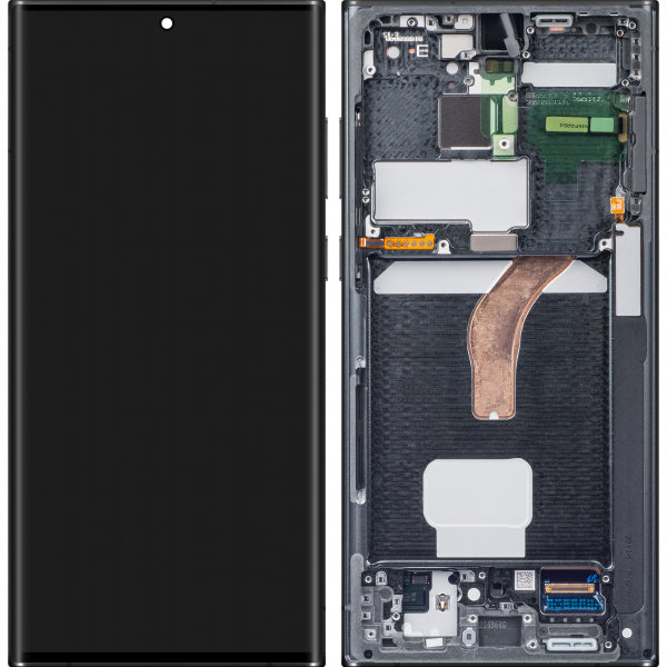Samsung LCD Display Module for Samsung Galaxy S22 Ultra 5G S908, Black
