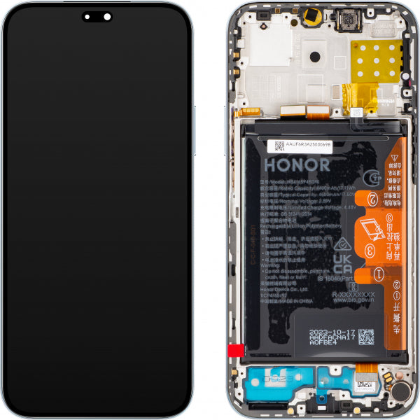 Honor LCD Display Module for Honor 200 Lite / X8b, with Battery, Titanium Silver