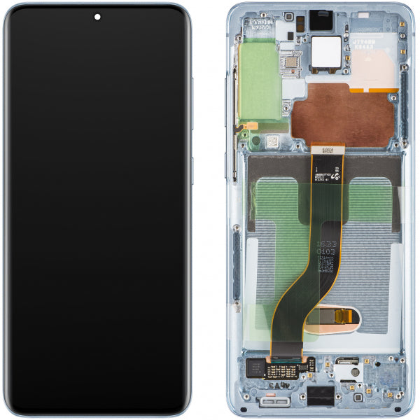 Samsung LCD Display Module for Samsung Galaxy S20+ 5G G986 / S20+ G985, w/o Camera, Cloud Blue