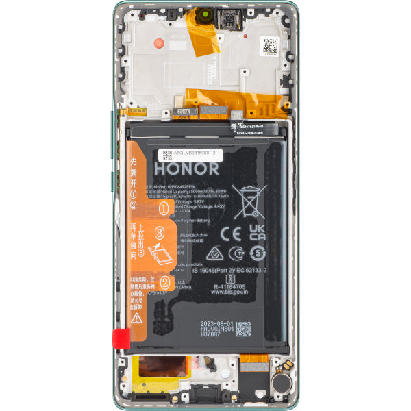 Honor LCD Display Module for Honor Magic5 Lite / X9a, with Battery, Emerald Green