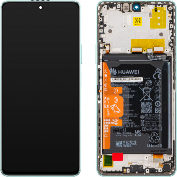 Huawei LCD Display Module for Huawei nova 11i, with Battery, Mint Green