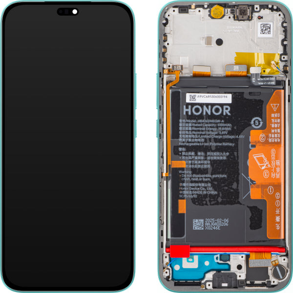 Honor LCD Display Module for Honor 400 Lite, with Battery, Marrs Green