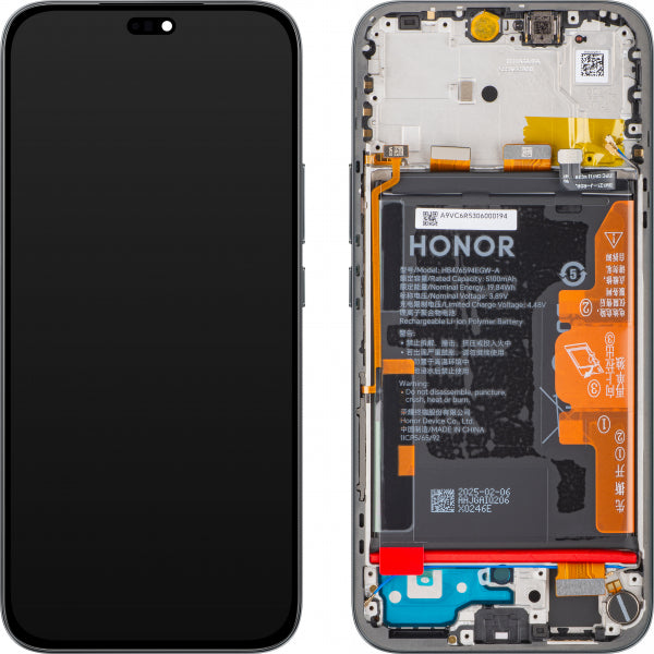 Honor LCD Display Module for Honor 400 Lite, with Battery, Velvet Black