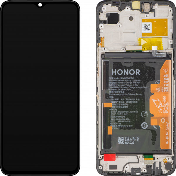 Honor LCD Display Module for Honor X6b Plus / X6b, with Battery, Black