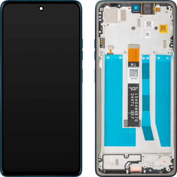 Motorola LCD Display Module for Motorola Moto G75, Aqua Blue