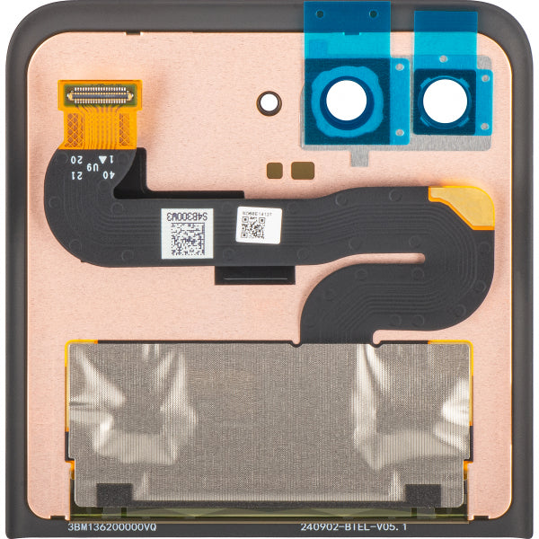 Motorola LCD Display Module for Motorola Razr 2024 / Razr 50, Sub Outer, w/o Frame, Black