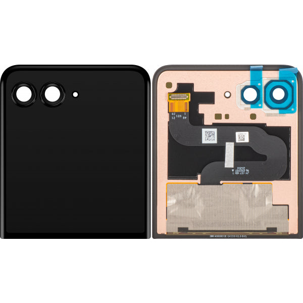 Motorola LCD Display Module for Motorola Razr 60 Ultra, Sub Outer, w/o Frame, Black