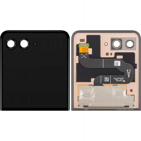 Motorola LCD Display Module for Motorola Razr 70 Plus, Sub Outer, w/o Frame, Black