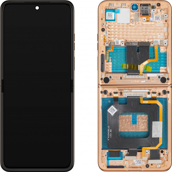 Motorola LCD Display Module for Motorola Razr+ 2025 / Razr+ 2024 / Razr 50 Ultra, Sub Inner, Mocha Mousse