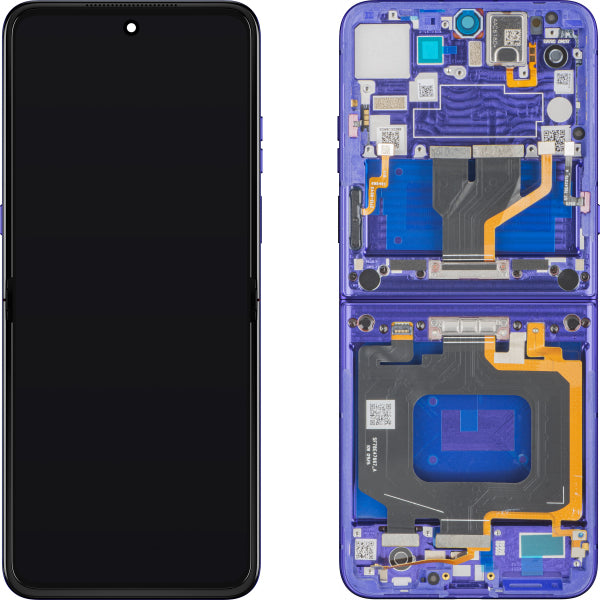 Motorola LCD Display Module for Motorola Razr Ultra 2026 / Razr 70 Ultra, Sub Inner, Pantone Orient Blue