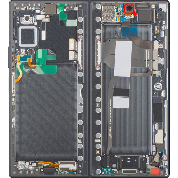 Samsung LCD Display Module for Samsung Galaxy Z Fold8 Ultra F976, Sub Inner, Graphite