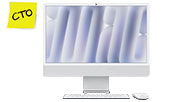 Apple iMac 24‘‘ Silber CTO M4 8-Core (512GB,Gigabit Ethernet)
