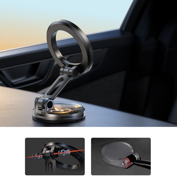 Joyroom Magnetic Car Holder JR-ZS505, 4.7inch - 7inch, Black