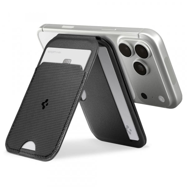 Spigen Magnetic Wallet Slim Fold Tripod S314-2, Black AFA10406