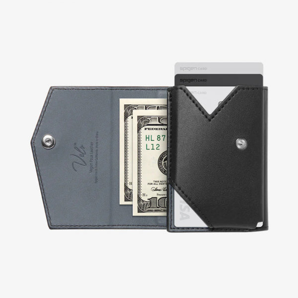 Spigen Magnetic Wallet Valentinus Pro, Black AFA09442