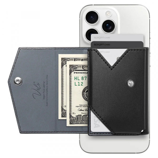 Spigen Magnetic Wallet Valentinus Pro, Black AFA09442