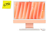 ∆Apple iMac 24‘‘ Orange CTO M4 10-Core CPU (1TB,Nanotexturglas,TID.Num.)