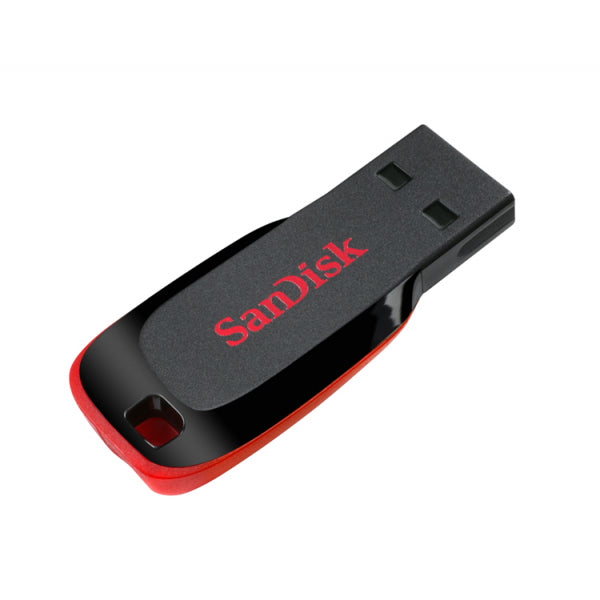 SanDisk USB-A 2.0 FlashDrive Cruzer Blade, 128Gb SDCZ50-128G-B35