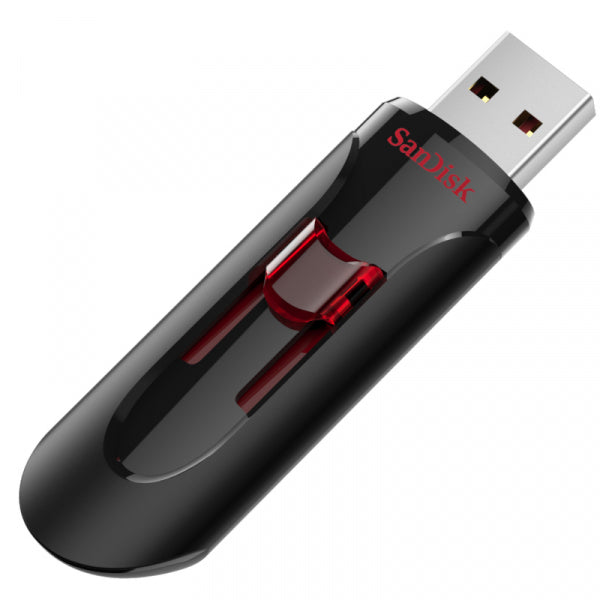 SanDisk USB-A 3.0 FlashDrive Cruzer Glide, 128Gb SDCZ600-128G-G35