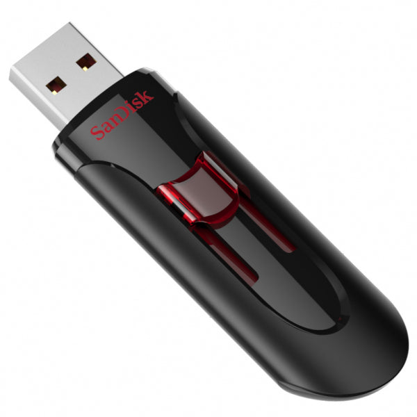 SanDisk USB-A 3.0 FlashDrive Cruzer Glide, 128Gb SDCZ600-128G-G35