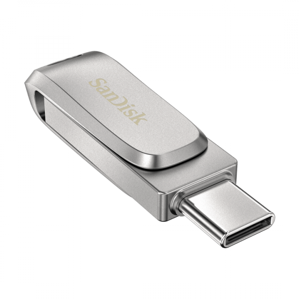 SanDisk USB-A 3.2 / USB-C FlashDrive Ultra Luxe Dual Drive, 128Gb SDDDC4-128G-G46