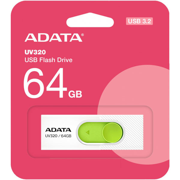 Adata USB-A 3.2 FlashDrive UV320, 64Gb AUV320-64G-RWHGN