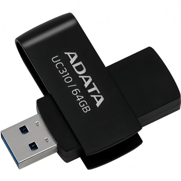 Adata USB-A 3.2 FlashDrive UC310, 64Gb UC310-64G-RBK