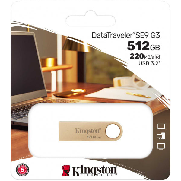 Kingston USB-A 3.2 FlashDrive DT SE9 G3, 512GB DTSE9G3/512GB
