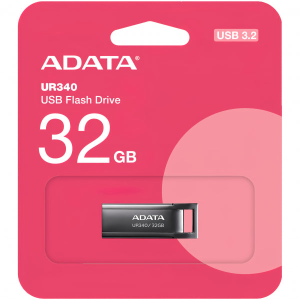 Adata USB-A 3.2 FlashDrive UR340, 32Gb AROY-UR340-32GBK