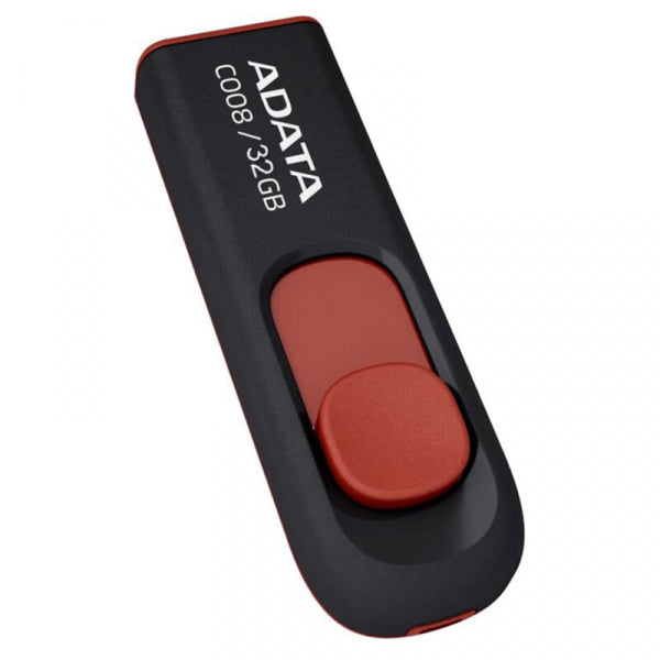 Adata USB-A 2.0 FlashDrive C008, 32Gb AC008-32G-RKD