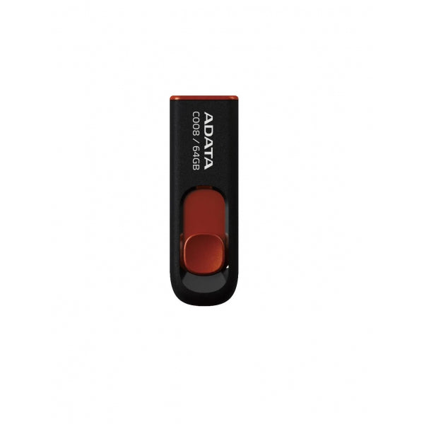 Adata USB-A 2.0 FlashDrive C008, 64Gb AC008-64G-RKD
