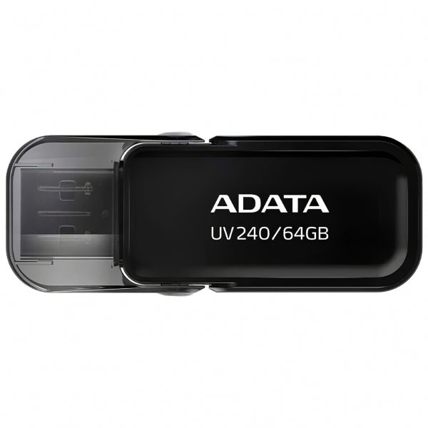 Adata USB-A 2.0 FlashDrive UV240, 64Gb AUV240-64G-RBK