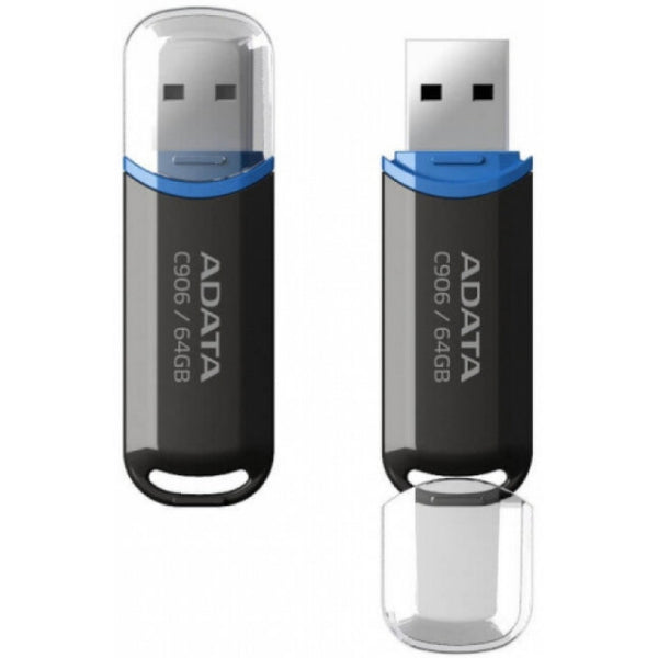 Adata USB-A 2.0 FlashDrive C906, 64Gb AC906-64G-RBK