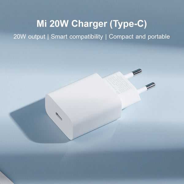 Xiaomi Wall Charger 20W, 3A, 1 x USB-C, White BHR4927GL