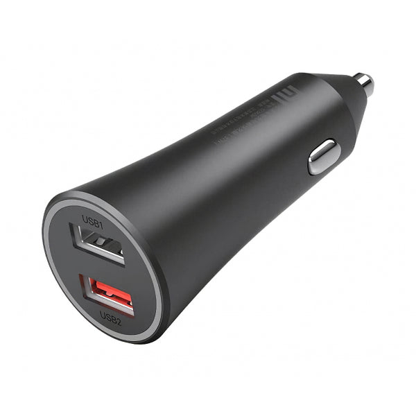 Xiaomi Car Charger 37W, 3A, 2 x USB-A, Black GDS4147GL