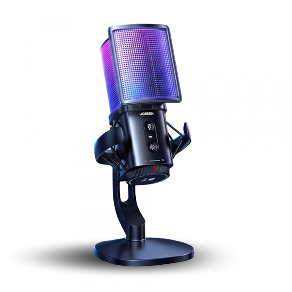 Ugreen Cardioid Microphone CM581 (65629), RGB, USB-C, 1.5m, Black