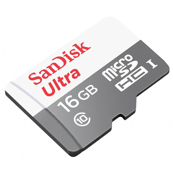 SanDisk microSDHC Memory Card Ultra, 16Gb, Class 10 SDSQUNS-016G-GN3MN