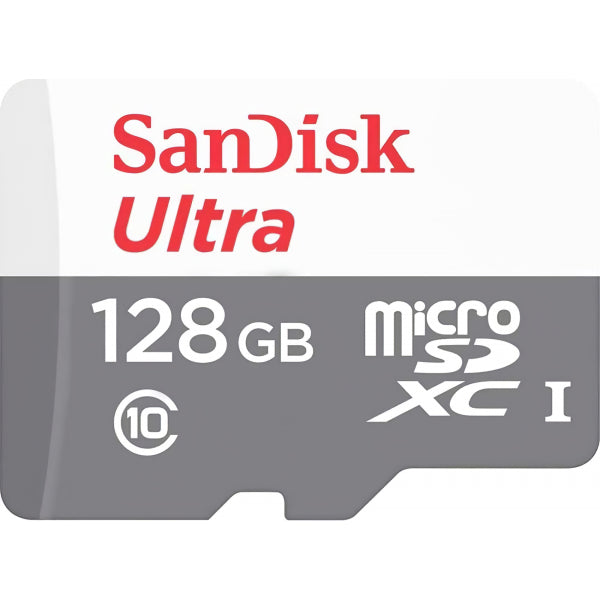 SanDisk microSDXC Memory Card Ultra, 128Gb, Class 10 SDSQUNR-128G-GN3MN