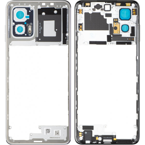 Motorola Middle Cover for Motorola Moto G73, Lucent White