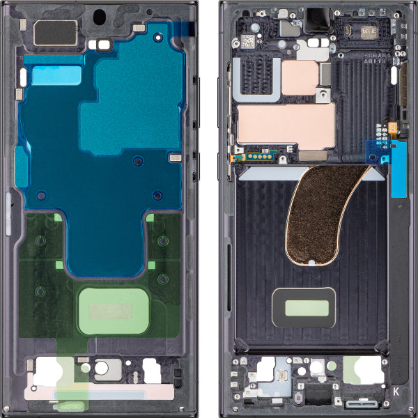 Samsung Middle Frame for Samsung Galaxy S23 Ultra S918, Phantom Black