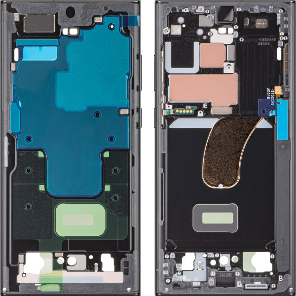 Samsung Middle Frame for Samsung Galaxy S23 Ultra S918, Graphite